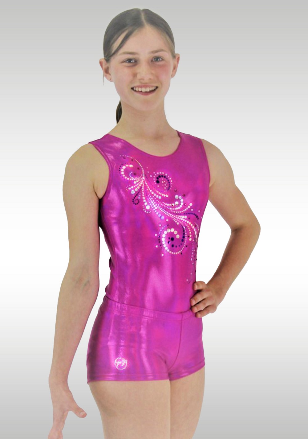 Turnpakje V826-set roze/ inclusief turnbroekje